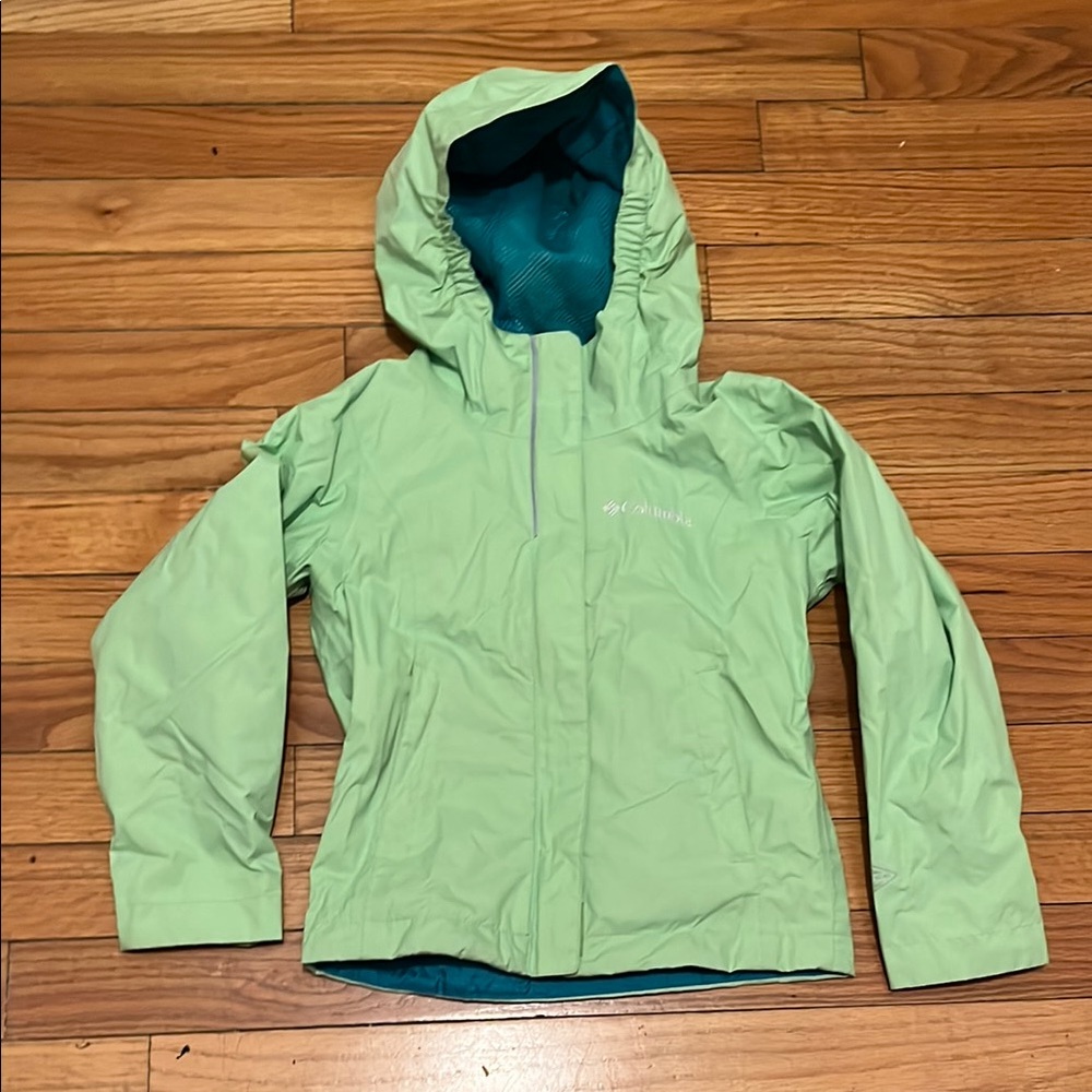 Columbia Kids Green Windbreaker Jacket